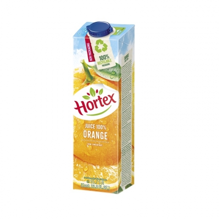 Сок 1 л Hortex апельсиновый восстановленный пастеризованный
