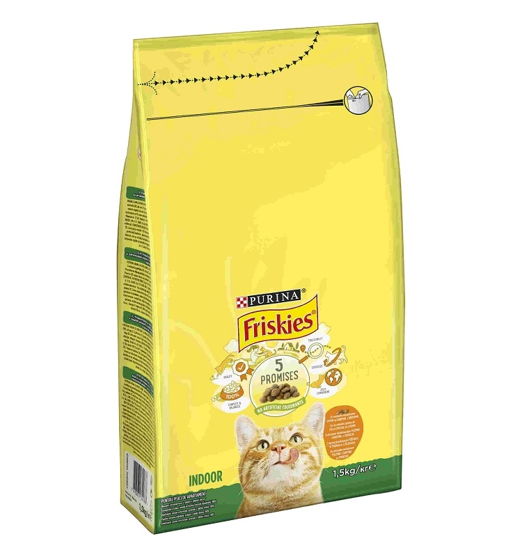 Корм 1,5 кг Friskies INDOOR для котів сухий купити в Києві та Україні ...