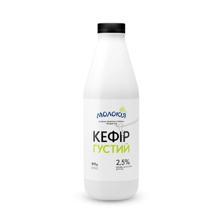 Кефир 0,87 кг Молокія густой 2,5%