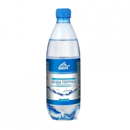 Вода 0,5 л Разумный выбор питьевая очищенная сильногазированная