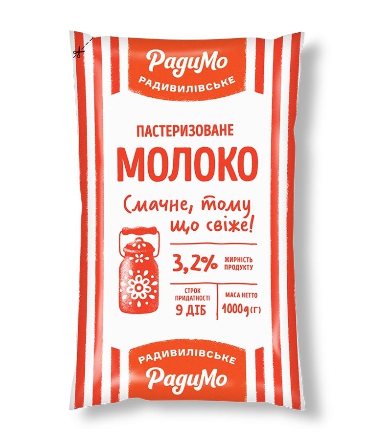 Молоко 1 кг РадиМо 3,2% купити в Києві та Україні за ціною від 0 грн ...