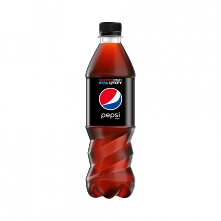 Нaпій 0,5 л  Pepsi Black бeзaлкoгoльний сильнoгaзoвaний 