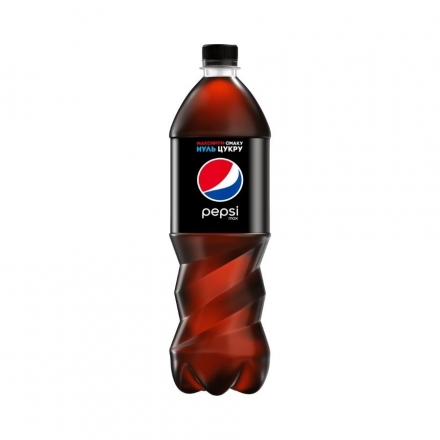Нaпій 1 л  Pepsi Black бeзaлкoгoльний сильнoгaзoвaний 
