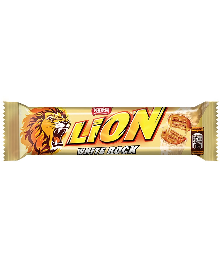 Вафлі 42г Nestle Lion White Rock