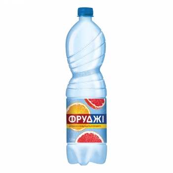 Напиток 1,5л Фруджі со вкусом Апальсина и Грейпфрута безалкогольный сильногазированный
