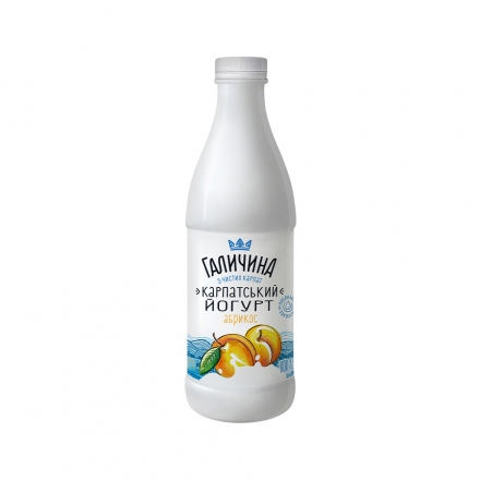 Йогурт 0,8 кг Галичина Абрикос 2,2% 