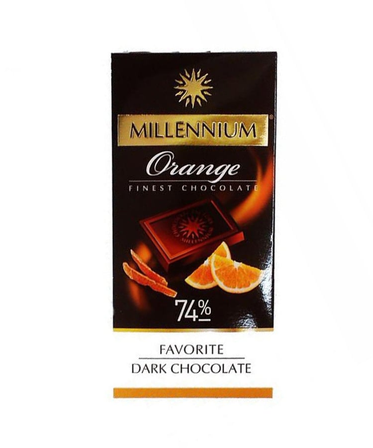 Шоколад 100г Millennium Favorite Orange чорний