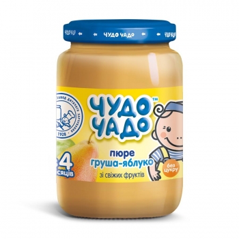 Пюре 170 г Чудо-Чадо груша-яблоко с 4-х мес