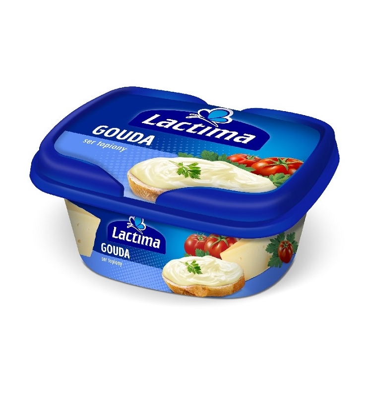 Сир плавлений 130г Lactima Гауда 40%,