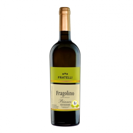 Вино  0,75л FRATELLI FRAGOLINO BIANCO біле напівсолодке 9-13%, Україна