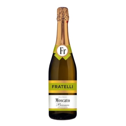 Напиток винный 0,75 Fratelli Moscato Bianco игристый полусладкий белый  6 - 6,9 % об