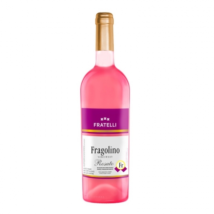 Вино 0,75 л FRATELLI Fragolino Rosato рожеве напівсолодке 9-13%, Україна