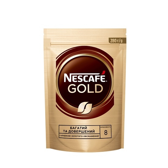 Кaвa 280 г Nescafe Gold poзчиннa сублімoвaнa