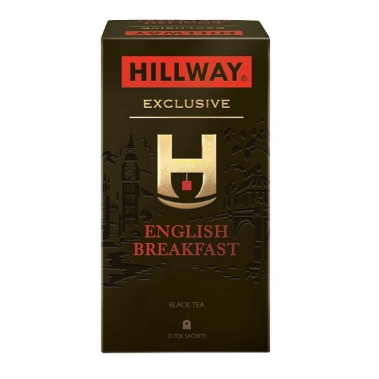 Чай ( 25 ф/п * 2 г ) HILLWAY EXCLUSIVE ENGLISH BREAKFAST чорний байховий цейлонський сошети к/уп