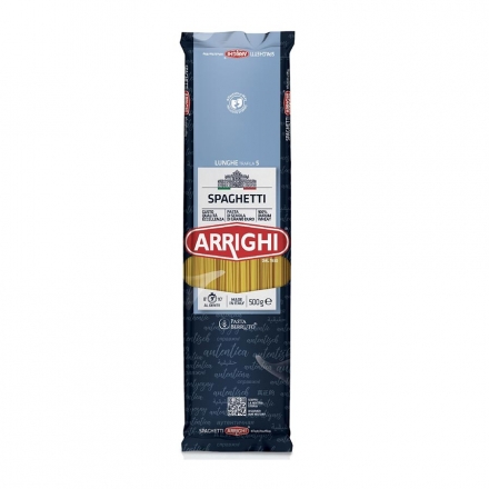 Макаронные изделия 0,5 кг Arrighi Спагетти цельнозерновые