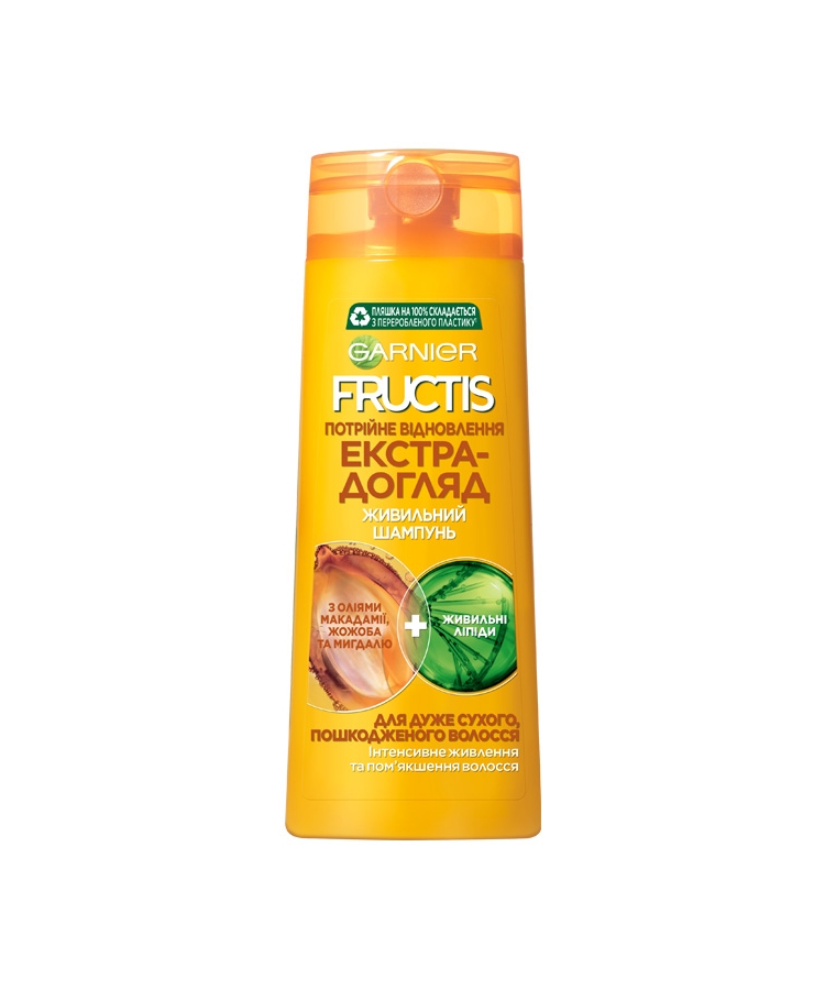 Шампунь 400 мл Garnier Fructis потрійне відновлення для дуже сухого та ...