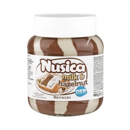 Паста 400г Nusica молочно-горіхова з какао Нідерланди