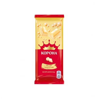 Шоколад 80 г Корона белый пористый