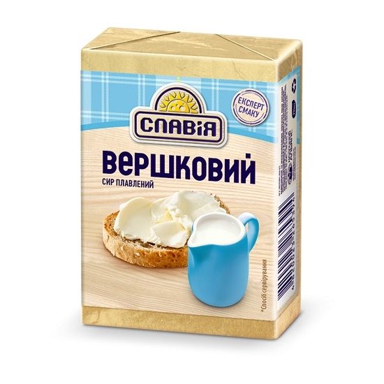 Сир плавлений 70 г Славія Вершковий 45 % купити в Києві та Україні за ...
