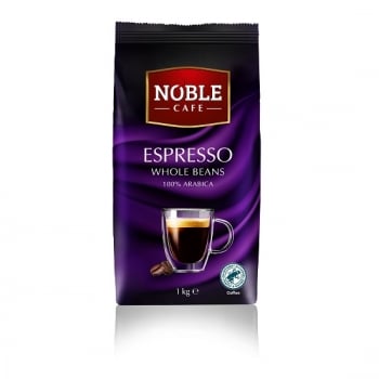 Кофе 1 кг Noble в зернах м/уп (100% арабика), Польша