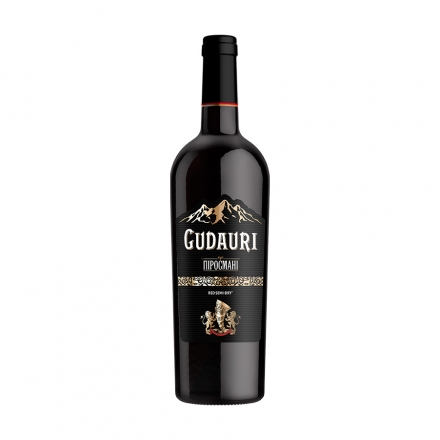 Вино 0,75 л Алазанська Долина Гудаурі напівсолодке червоне 9-13% об ск/бут