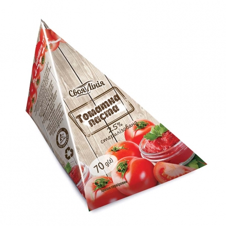 Томатна паста 70г Своя лінія 25%
