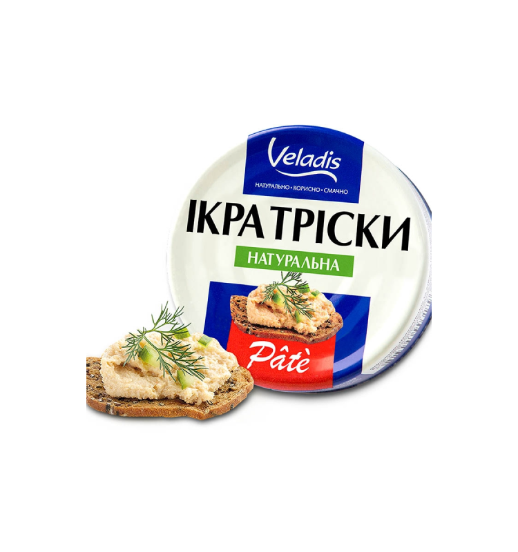 Ікра 100г Veladis Pate тріски