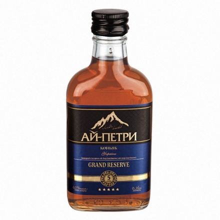 Коньяк 0,2 л Ай-Петрі Grand Reserve ординарний 5 зірочок 40% об ск/бут