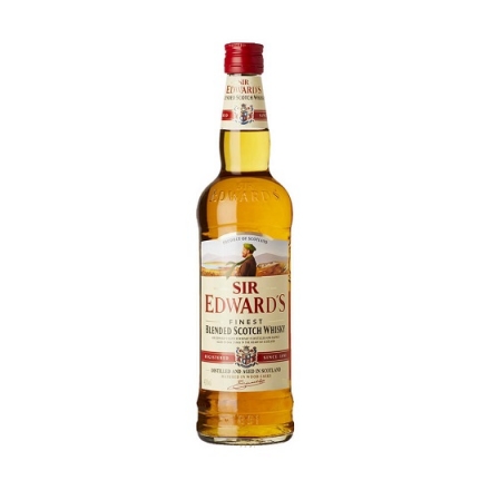 Виски 0,7 л Sir Edward's шотландский купажированный 40% об в коробке Франция