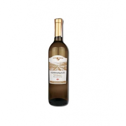 Вино 0,75л Цинандалі біле столове сухе 13%, Грузія