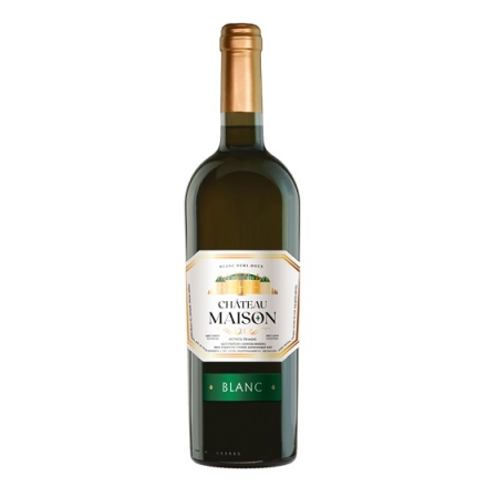 Вино 0,75 л Chateau Mаison ординарне столове біле напівсолодке 9-13% об ск/бут