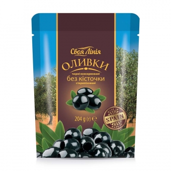 Купити Оливки чорні 204г Своя Лінія у АТБ Market