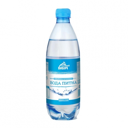 Вода 0,5 л Разумный выбор питьевая очищенная негазированная 
