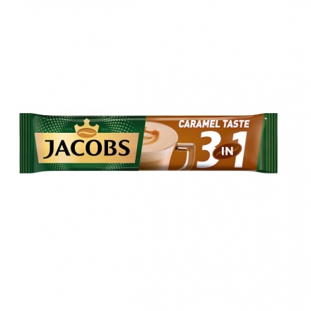 Напій кавовий 16,9 г Jacobs зі смаком карамелі 3 в 1 м/уп