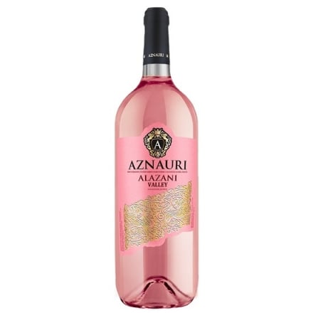 Вино 1,5 л Азнаурі Алазанська долина рожеве напівсолодке 9-13% об ск/пл