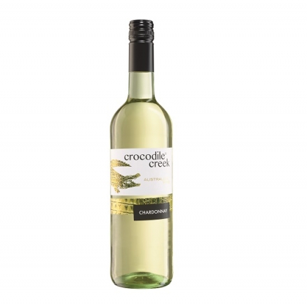 Вино 0,75л Шардоне Crocodile Creek виноградне сортове сухе біле 11-13%, Австралія