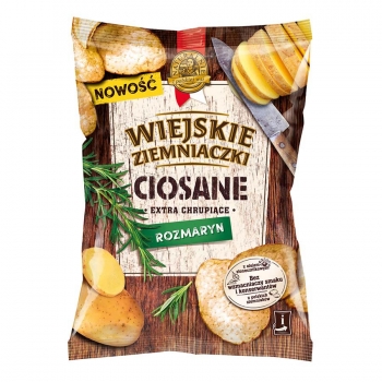 Купить Чипсы 110 г WIEJSKIE ZIEMNIACZKI картофельные с розмарином в АТБ Market