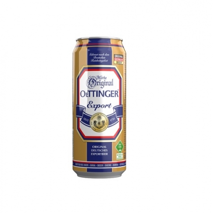 Пиво 0,5 л Oettinger Export світле ж/б