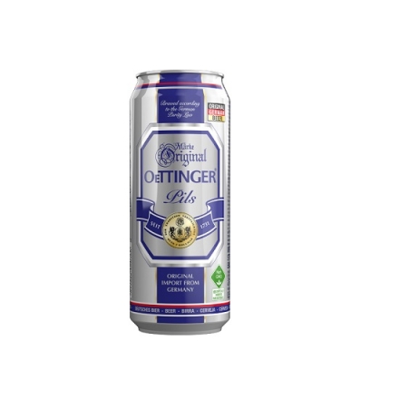 Пиво 0,5 л Oettinger Pils світле ж/б