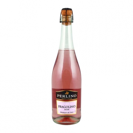 Напиток винный 0,75 Perlino Fragolino игристый розовый ароматизированный 7,5% об Италия