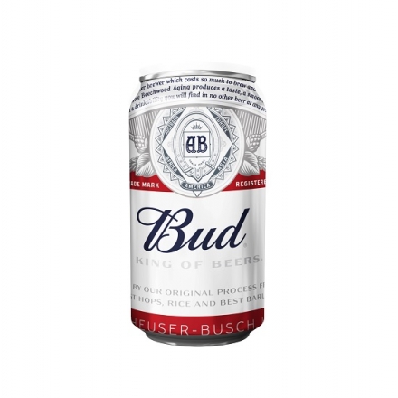 Пиво 330 мл Bud світле ж/б