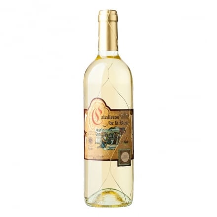 Вино 0,75л Caballeros de la Rosa Blanco Semidulce біле напівсолодке 11% Испания