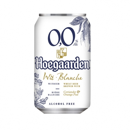 Пиво безалкогольное 330 мл Hoegaarden White светлое нефильтрованное