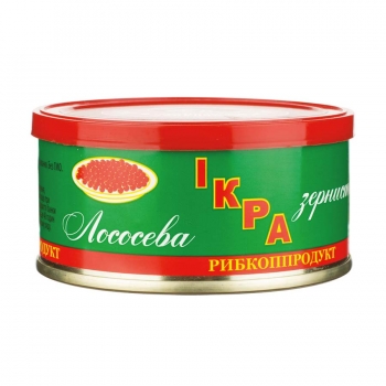 Купить Икрa 120 г Рибкоппродукт лососевaя Зернистaя в АТБ Market