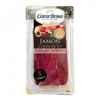 Купити Хамон 100г Costa Brava Серрано резьорв 12 місячної витримки, нарізаний у АТБ Market