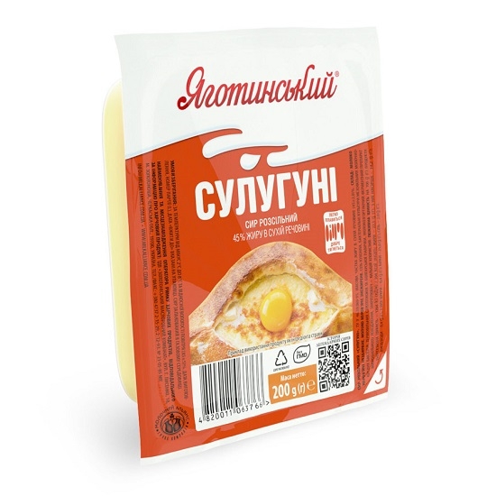 Сир розсільний 200 г Яготинський Сулугуні 45%