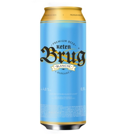 Пиво 0,5 л Keten Brug Blanche Elegant ж/б