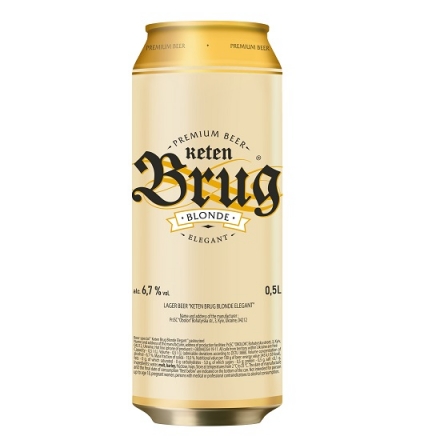 Пиво 0,5 л Keten Brug Blonde Elegant ж/б