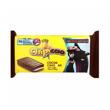 Пирожное 64 г CHIPICAO покрытое глазурью со вкусом шоколада с начинкой с ароматом ванили