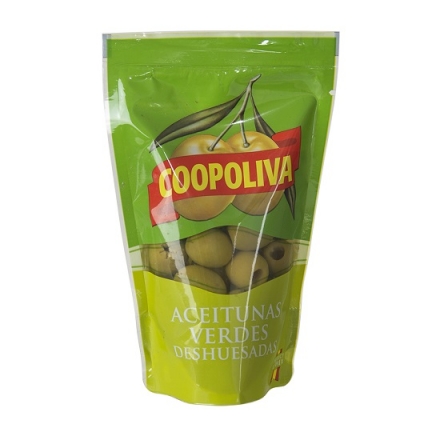 Оливки зелені 200 г Coopoliva б/к ПЕТ/пак